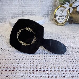 Elegant Black Hand Mirror